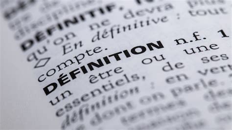 Définition .